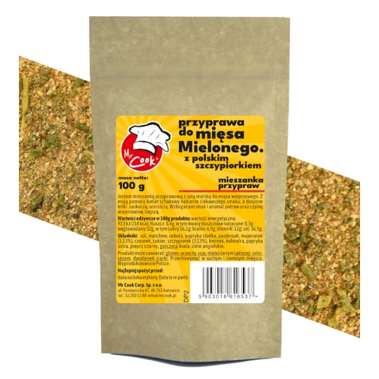 Hackfleischkoteletts Gewürz mit Schnittlauch Ohne Zusatz von MSG - Premium Line