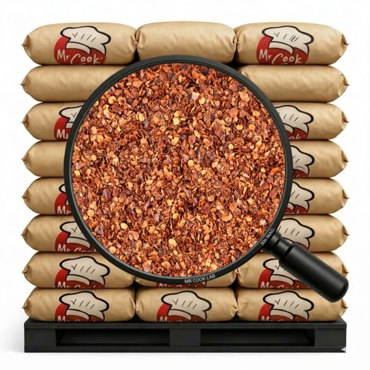 Chili Geschnitten 2-4 mm (Weniger Samen) - Lose