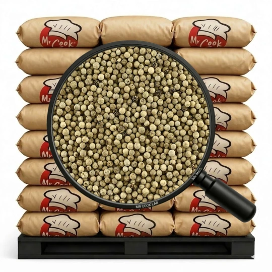 Pfeffer Weiß Ganz- Lose