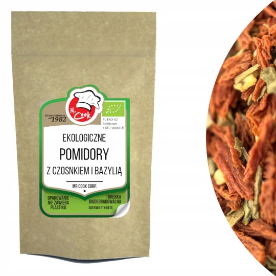 BIO Tomaten Chips mit Basilikum und Knoblauch Premium Line