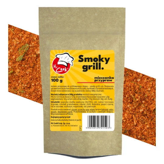 Smoky Grill Rub Gewürz Ohne Zusatz von MSG - Premium Line