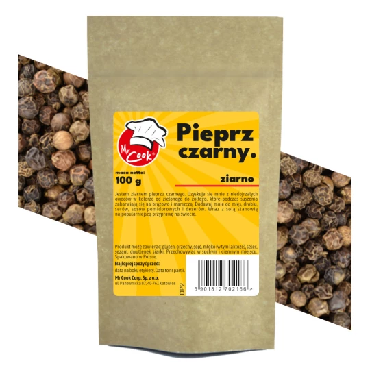 Pfeffer Schwarz Ganz Geschnitten 550G/L - Premium Line