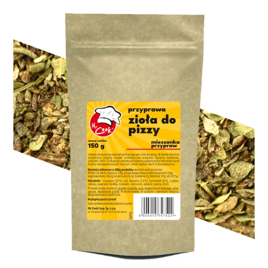 Gewürz Kräuter für Pizza Ohne Zusatz von MSG - Premium Line