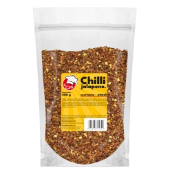 Chili Jalapeno Rot Geschnitten - Premium Line 500g Doypack