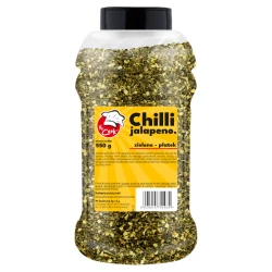 Chili Jalapeno Grün Geschnitten - Premium Line 550g Słoik PET