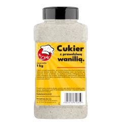 Vanillezucker (mit Vanillepulver) - Premium Line 1kg Słoik PET