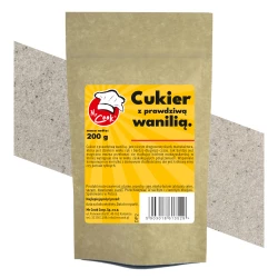 Vanillezucker (mit Vanillepulver) - Premium Line 200g Doypack