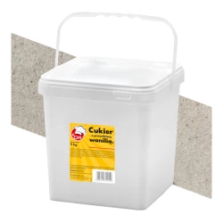 Vanillezucker (mit Vanillepulver) - Premium Line 5kg Wiaderko kwadratowe