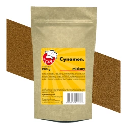 Zimt (Cassia) Gemahlen - Premium Line 200g Doypack