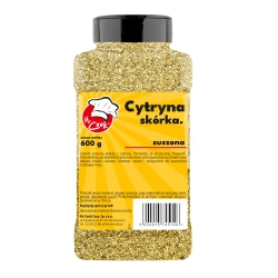 Zitronenschalen Geschnitten 0,5-1,5 mm - Premium Line 600g Słoik PET