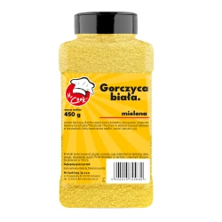 Senfsaat Gelb Gemahlen - Premium Line 450g Słoik PET