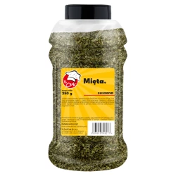 Minze (Spearmint) Gerebelt - Premium Line 250g Słoik PET