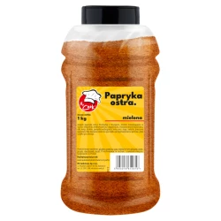 Paprika Scharf Gemahlen - Premium Line 1kg Słoik PET