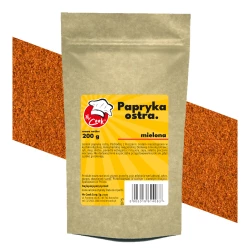 Paprika Scharf Gemahlen - Premium Line 200g Doypack