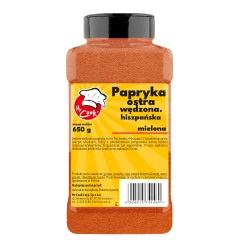 Paprika Geräucherte Scharf Asta 120/140 - Premium Line 650g Słoik PET