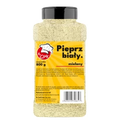 Pfeffer Weiß Gemahlen - Premium Line 800g Słoik PET