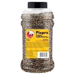 Pfeffer Schwarz Tellicherry Ganz - Premium Line 1kg Słoik PET