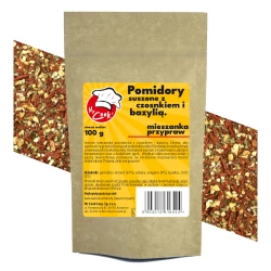 Tomaten Chips mit Basilikum und Knoblauch - Premium Line 100g Doypack