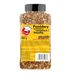 Tomaten Chips mit Basilikum und Knoblauch - Premium Line 350g Słoik PET