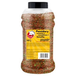 Tomaten Chips mit Bärlauch und Basilikum - Premium Line 500g Słoik PET