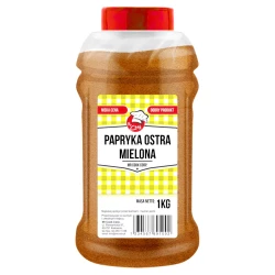Paprika Scharf Gemahlen A40 - HoReCa Basic Line 1kg Słoik PET