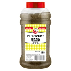 Pfeffer Schwarz Gemahlen - HoReCa Basic Line 1kg Słoik PET