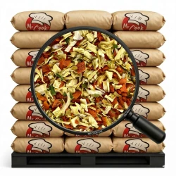 Getrocknetes Gemüse Würfel (7 Zutaten) Premium Line - Lose