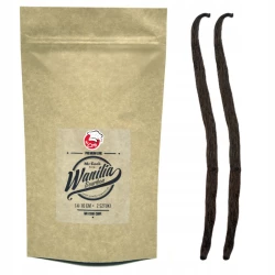 Vanilla Bourbon Schoten Madagaskar 14-16 cm - Premium Line 2szt Doypack