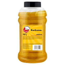 Kurkumawurzel Gemahlen - Premium Line 900g Słoik PET