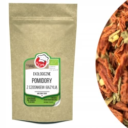 BIO Tomaten Chips mit Basilikum und Knoblauch Premium Line 200g Doypack BIO