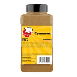 Zimt (Cassia) Gemahlen - Premium Line 500g Słoik PET