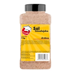 Himalayasalz Rose Gemahlen - Premium Line 1kg Słoik PET