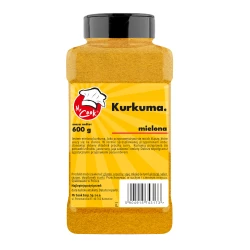 Kurkumawurzel Gemahlen - Premium Line 600g Słoik PET