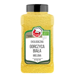 BIO Senfsaat Gelb Gemahlen 450g Słoik PET
