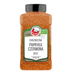 BIO Paprika Rot Granulat 1-3 mm 450g Słoik PET