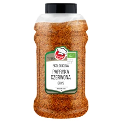BIO Paprika Rot Granulat 1-3 mm 750g Słoik PET